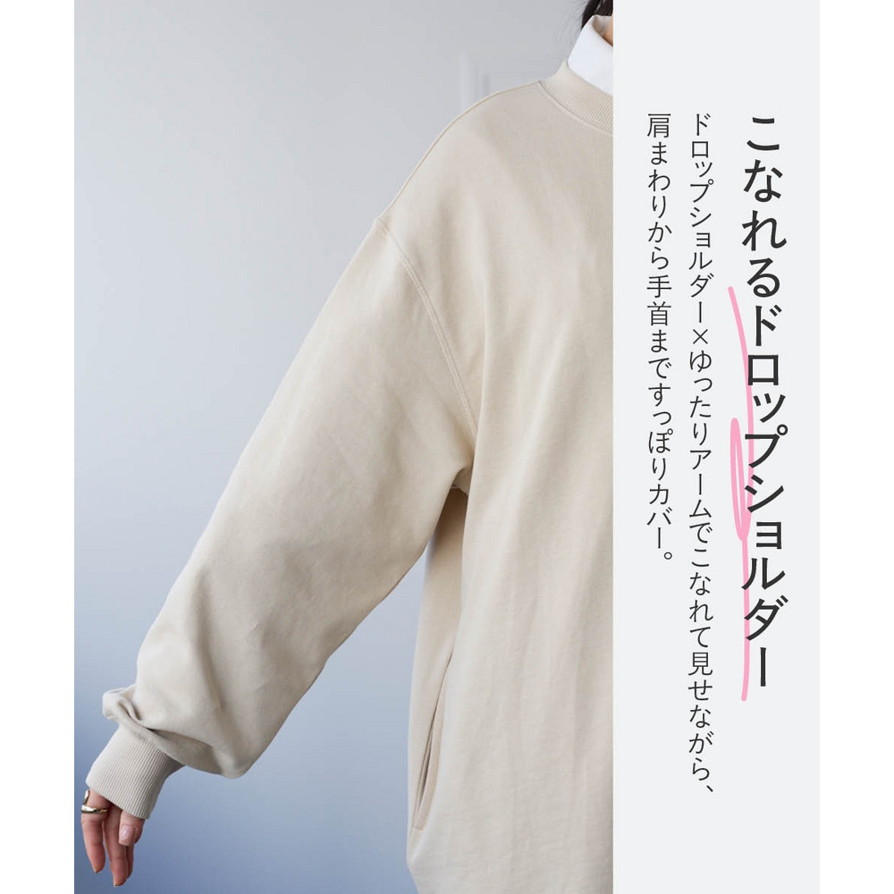 綿100%ドットボタンロング丈ビッグカーディガン 大きいサイズ11