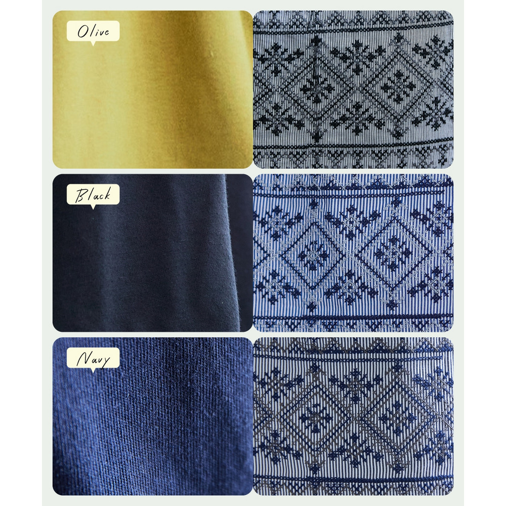 重ね着風裾刺しゅうチュニック 大きいサイズ10