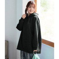 ふくれフラワージャガードチュニックパーカー 大きいサイズ