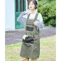推し活にも　お出かけジャンスカ風エプロン 大きいサイズ