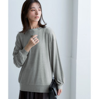 新色登場！ソフトニットフリースクルーネックゆるシルエットプルオーバー 大きいサイズ