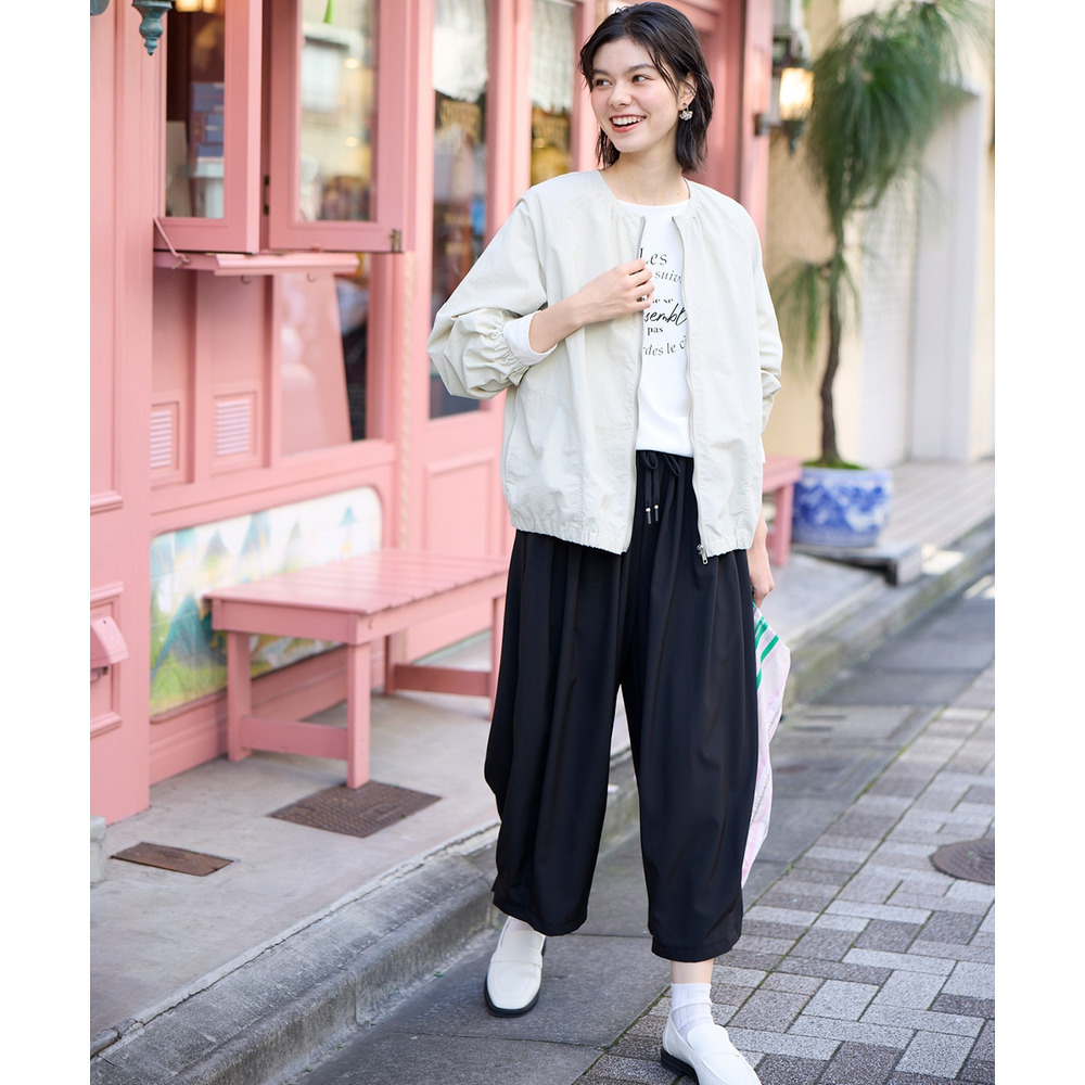 ノーカラージャケット 大きいサイズ8