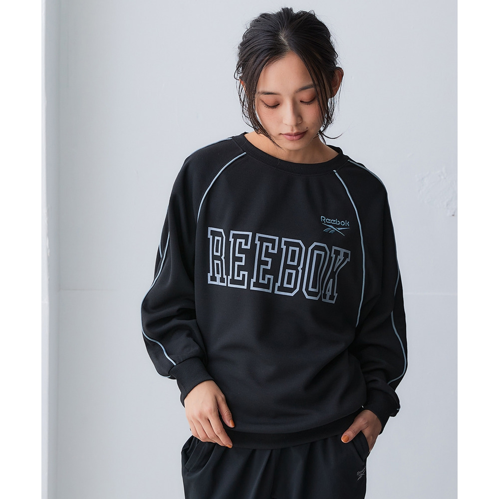 ダンボールラグランプルオーバー(UVカット・吸汗速乾)(リーボック) 大きいサイズ12