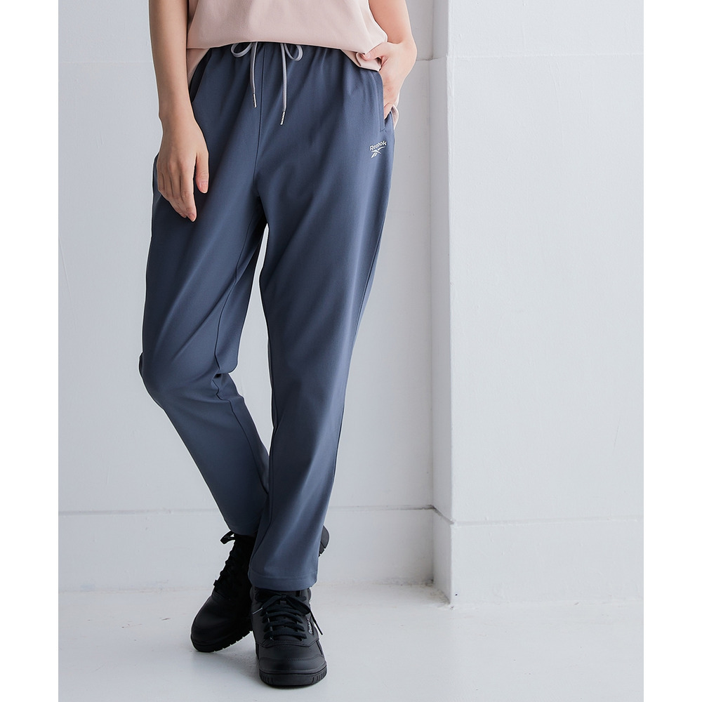 シンプルロゴテーパードパンツ(UVカット・吸汗速乾・形態安定)(リーボック) 大きいサイズ16