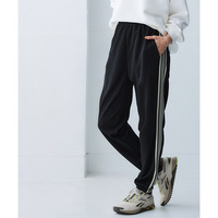 サイドライン多機能ジョガーパンツ（UVカット・吸汗速乾・抗菌防臭・毛玉対策） 大きいサイズ