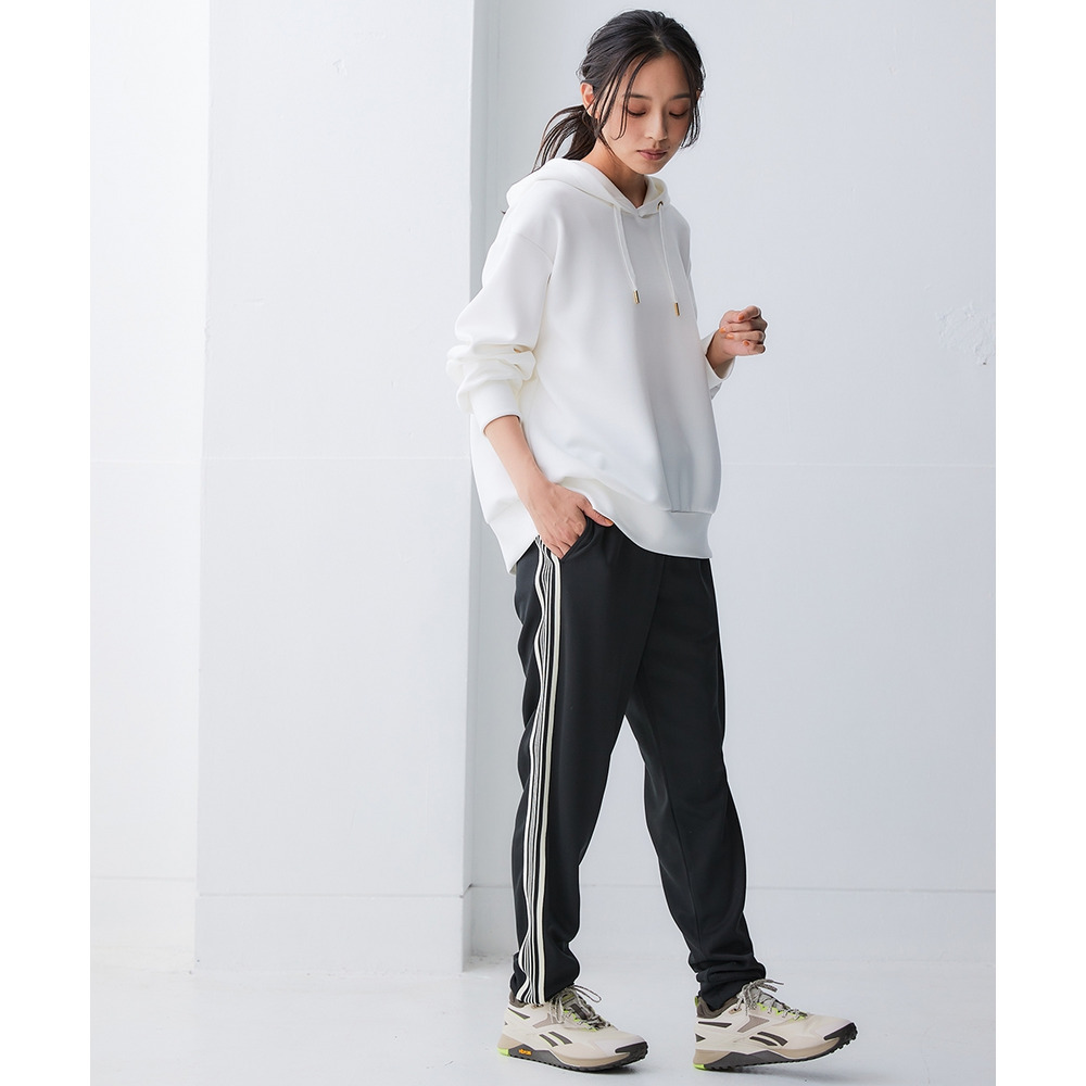 サイドライン多機能ジョガーパンツ(UVカット・吸汗速乾・抗菌防臭・毛玉対策) 大きいサイズ14