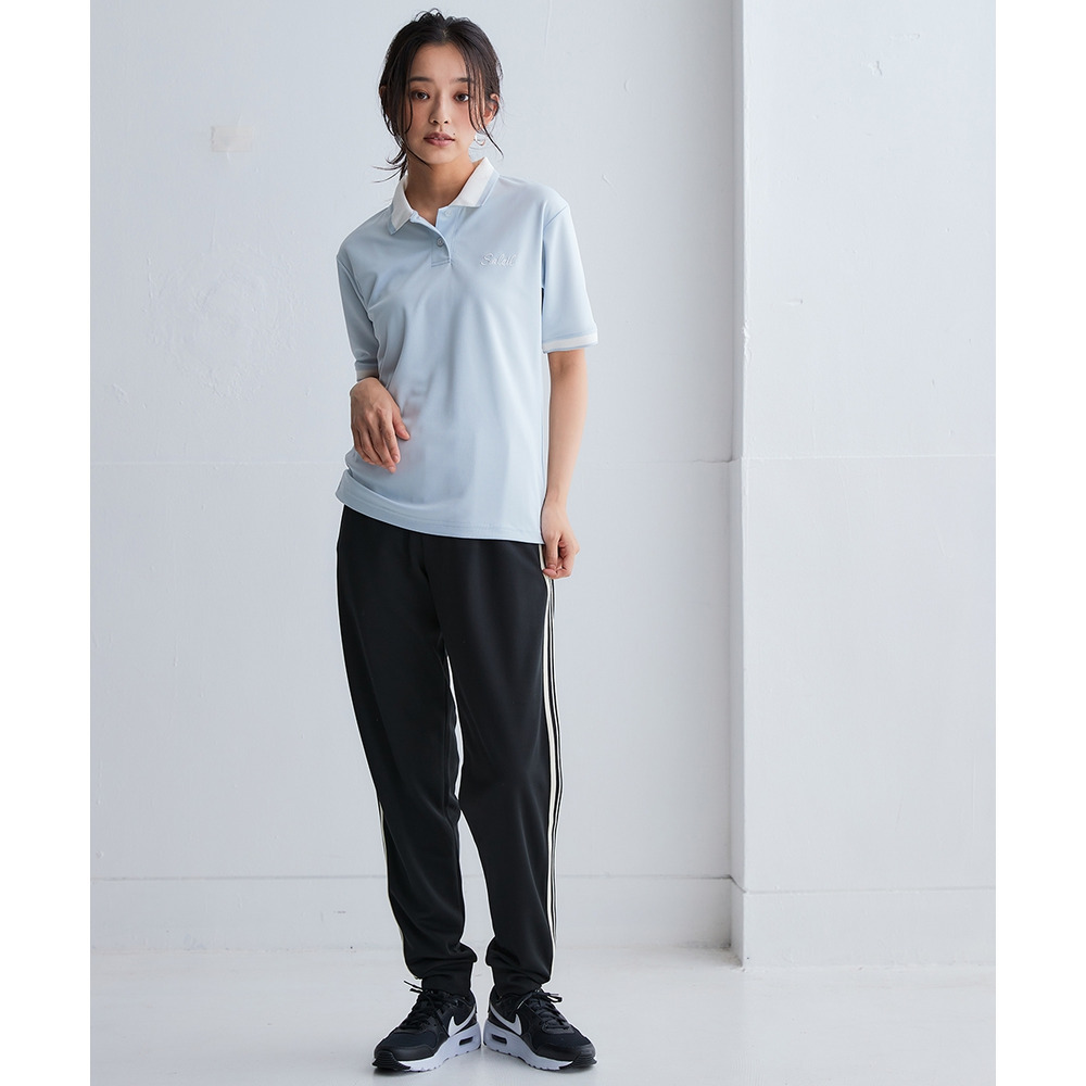 サイドライン多機能ジョガーパンツ(UVカット・吸汗速乾・抗菌防臭・毛玉対策) 大きいサイズ17