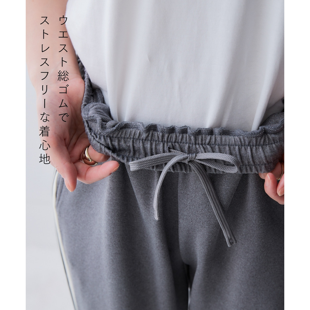 サイドライン多機能ジョガーパンツ(UVカット・吸汗速乾・抗菌防臭・毛玉対策) 大きいサイズ7