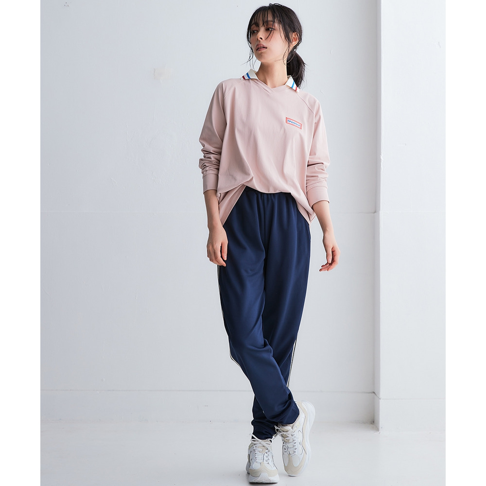 サイドライン多機能ジョガーパンツ(UVカット・吸汗速乾・抗菌防臭・毛玉対策) 大きいサイズ9