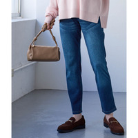 軽ふわニットツイルスキニーパンツ 大きいサイズ