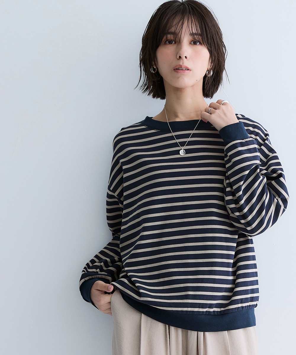 綿１００％スムースゆるシルエットプルオーバー 大きいサイズ