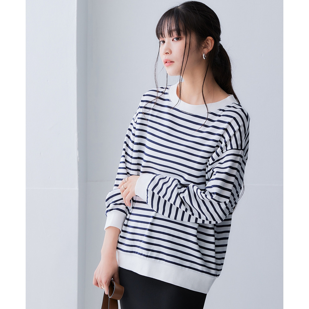 綿100%スムースゆるシルエットプルオーバー 大きいサイズ10