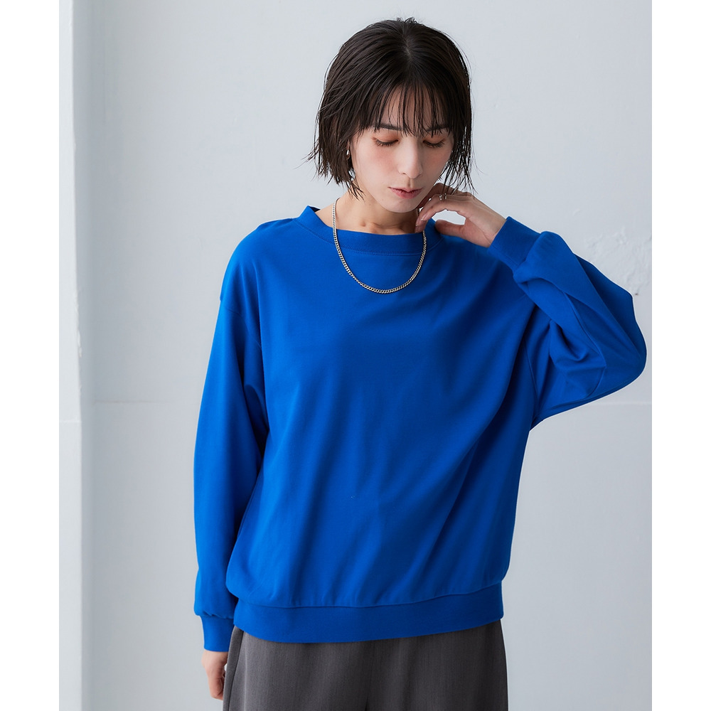 綿100%スムースゆるシルエットプルオーバー 大きいサイズ20