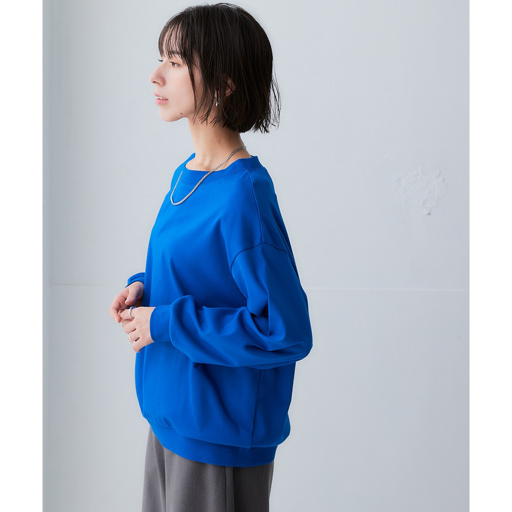 綿100%スムースゆるシルエットプルオーバー 大きいサイズ21