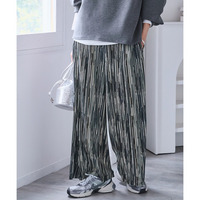 ラクしてキレイ見え選べるプリ―ツパンツ（ゆったりヒップ） 大きいサイズ