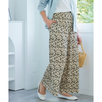 ラクしてキレイ見え選べるプリ―ツパンツ（ゆったりヒップ） 大きいサイズ