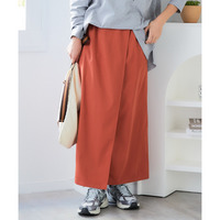 ラップ風ロングスカート（ゆったりヒップ） 大きいサイズ