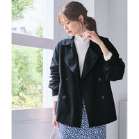 ゆるシルエットふんわり袖ライトコート 大きいサイズ