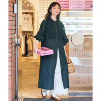 クラシカルヨーク切替ワンピース 大きいサイズ