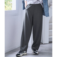 やわらかポンチストレートパンツ（ゆったりヒップ） 大きいサイズ