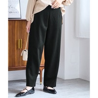 やわらかポンチストレートパンツ（ゆったりヒップ） 大きいサイズ