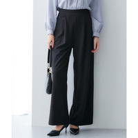 【ジャージーシリーズ】カットソーワイドパンツ（ストレッチ・しわになりにくい・UVカット） 大きいサイズ