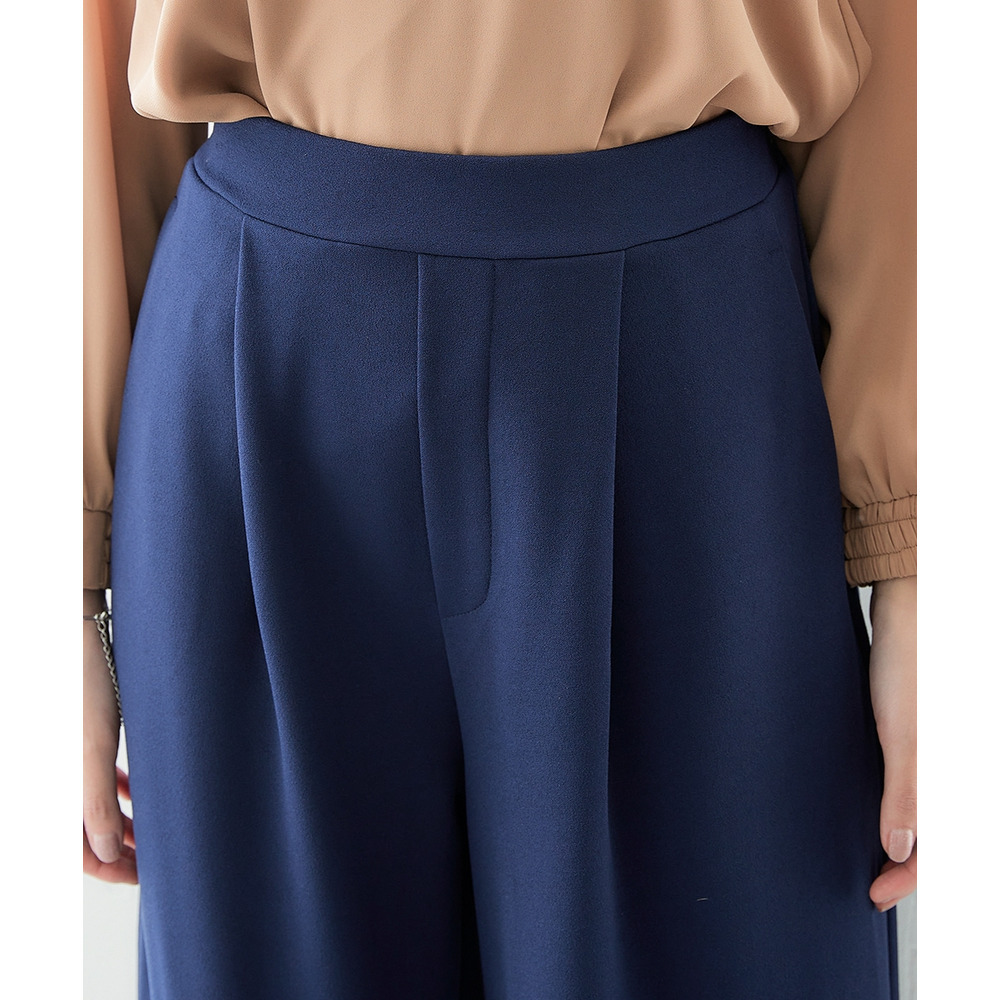 【ジャージーシリーズ】カットソーワイドパンツ(ストレッチ・しわになりにくい・UVカット) 大きいサイズ19