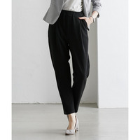 【ジャージーシリーズ】カットソー９分丈テーパードパンツ（ストレッチ・しわになりにくい・UVカット） 大きいサイズ