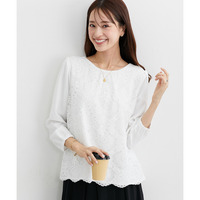 前後２ＷＡＹレースピンタックブラウス 大きいサイズ