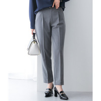 万能センタープレスタックテーパードパンツ（レギュラー丈）【しわになりにくい・速乾・UVカット】 大きいサイズ