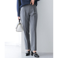 万能センタープレスタックテーパードパンツ（ロング丈）【しわになりにくい・速乾・UVカット】 大きいサイズ