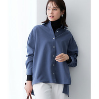 シャンブレーサイドスリットシャツ セットアップ対応 大きいサイズ