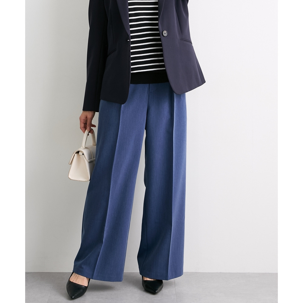 シャンブレータックワイドパンツ セットアップ対応 大きいサイズ14