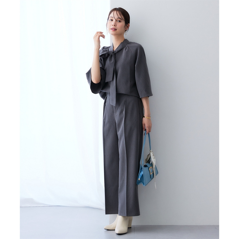 シャンブレータックワイドパンツ セットアップ対応 大きいサイズ18