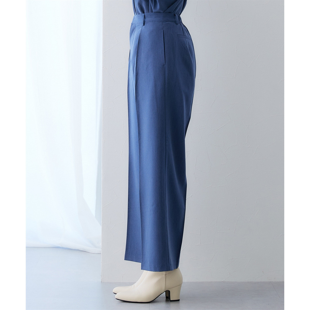 シャンブレータックワイドパンツ セットアップ対応 大きいサイズ20