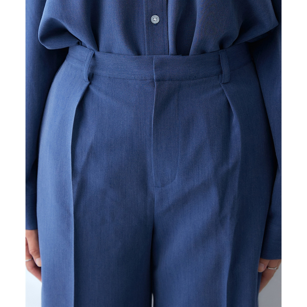 シャンブレータックワイドパンツ セットアップ対応 大きいサイズ22