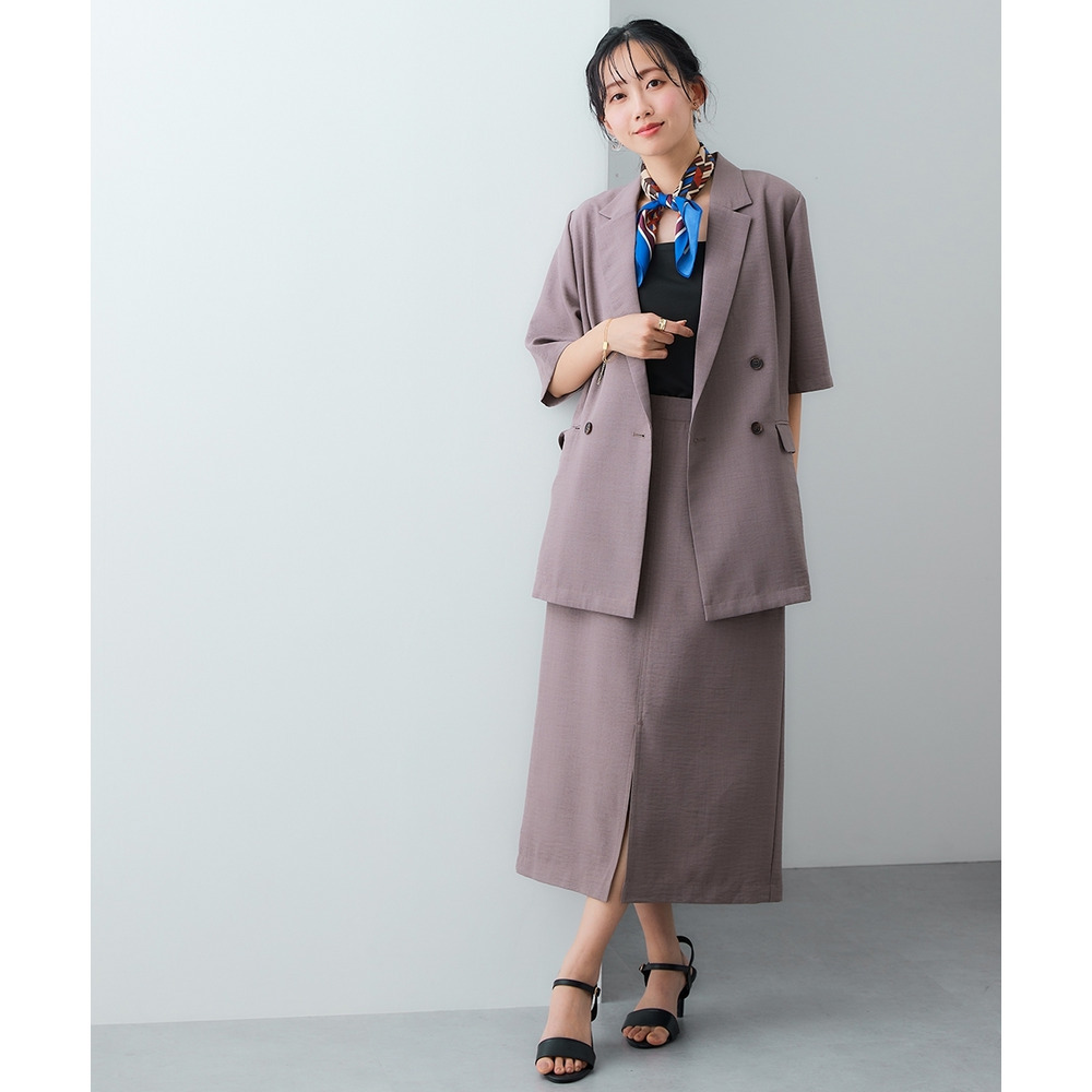 【選べる2タイプ】透け対策シルケット加工ダブルフロントタンクトップ 大きいサイズ19