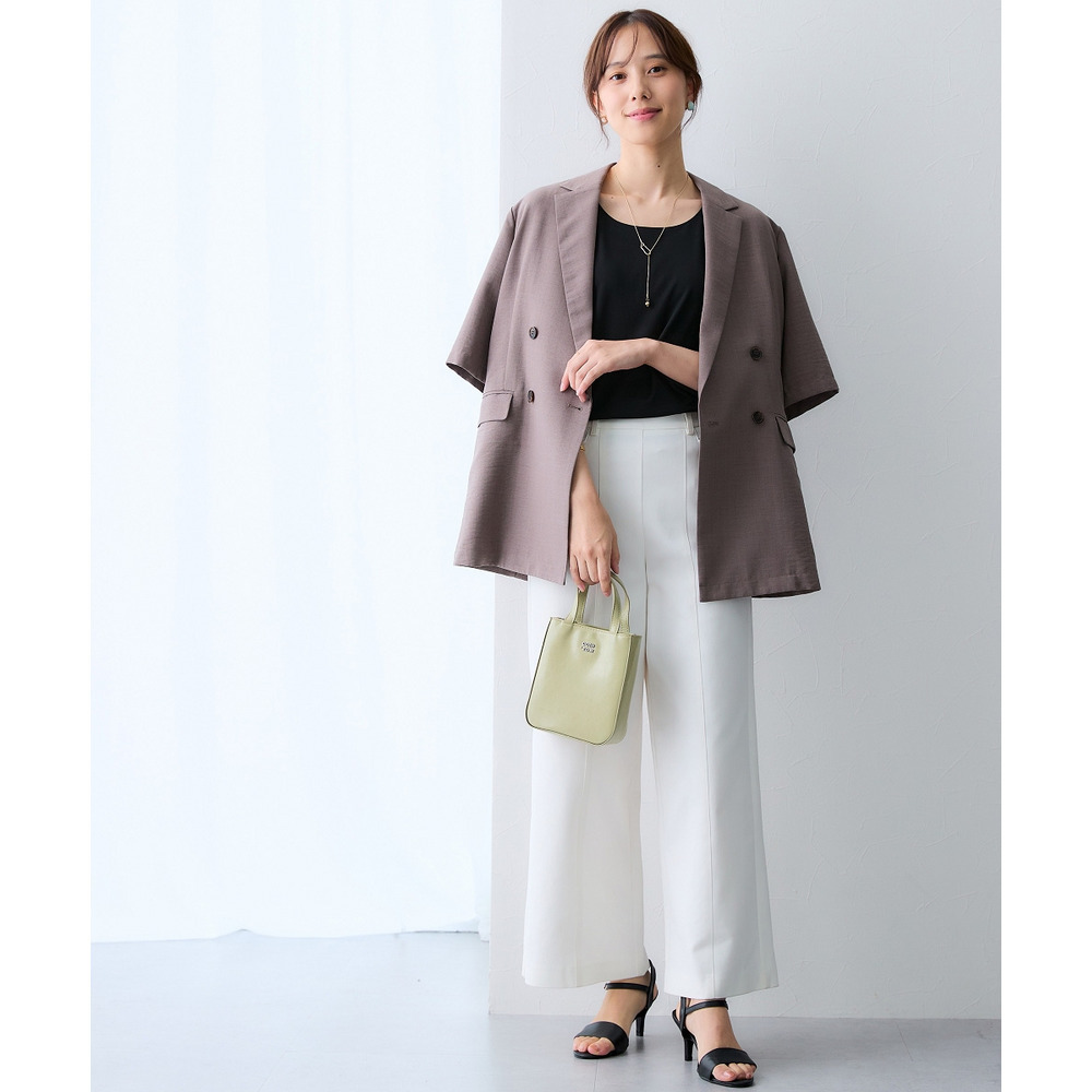 【選べる2タイプ】透け対策シルケット加工ダブルフロントタンクトップ 大きいサイズ21