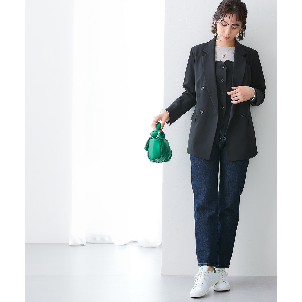 【みさとさんコラボ】フロントボタンビスチェ(しわになりにくい・UVカット) 大きいサイズ15