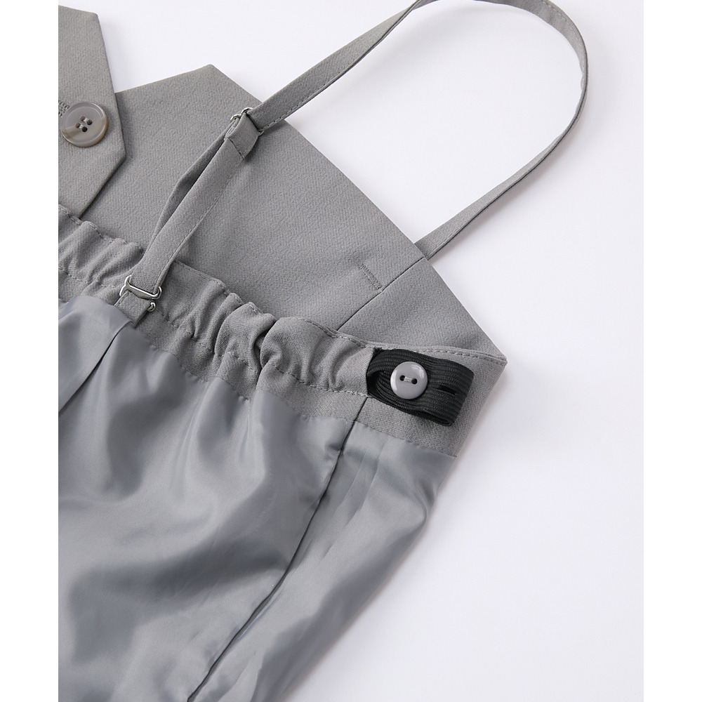 【みさとさんコラボ】フロントボタンビスチェ(しわになりにくい・UVカット) 大きいサイズ28