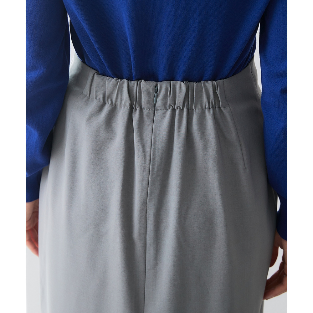 【みさとさんコラボ】カーブウエストタイトスカート(しわになりにくい・UVカット) 大きいサイズ25