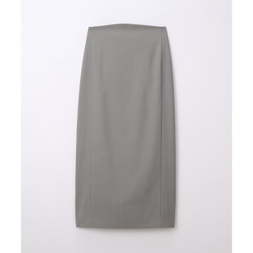 【みさとさんコラボ】カーブウエストタイトスカート(しわになりにくい・UVカット) 大きいサイズ29