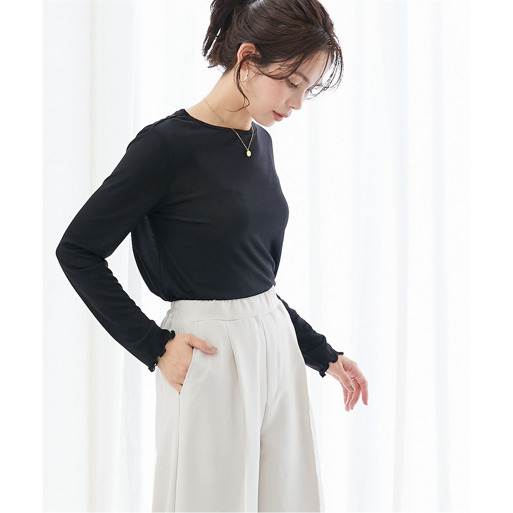 ラメシアーボートネックプルオーバー 大きいサイズ17