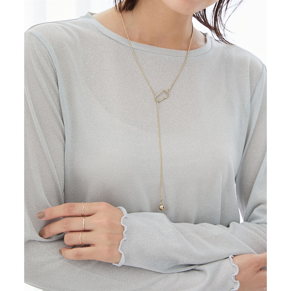 ラメシアーボートネックプルオーバー 大きいサイズ21