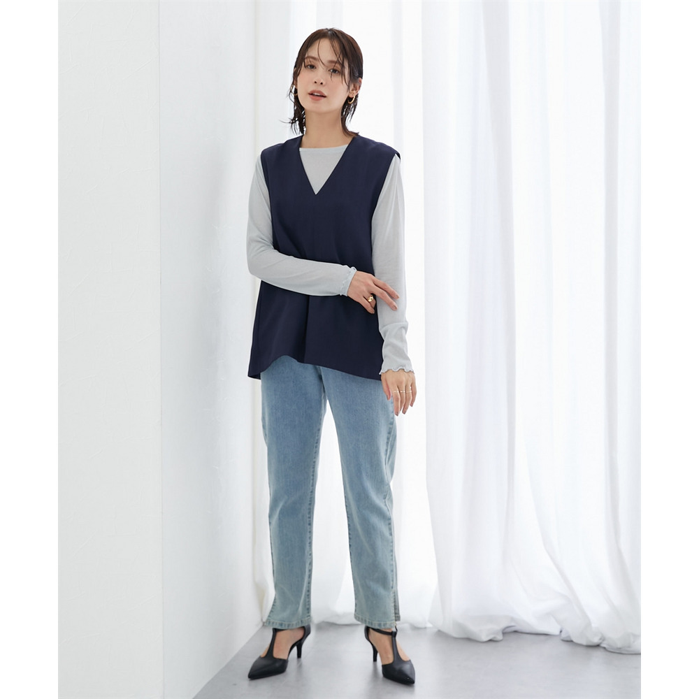 ラメシアーボートネックプルオーバー 大きいサイズ8