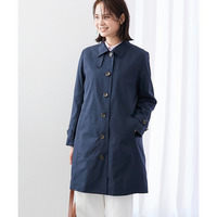 防花粉ライナー付きステンカラーコート（はっ水） 大きいサイズ