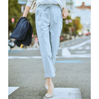 サラサラ裏メッシュ綿混ストレッチドロストジョガーパンツ（接触冷感・吸汗速乾・UVカット） 大きいサイズ