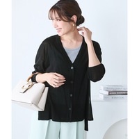 ゆるシルエットシアーカーディガン 大きいサイズ