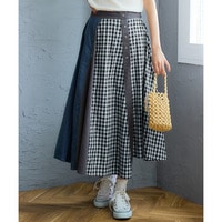 切替アシンメトリースカート 大きいサイズ