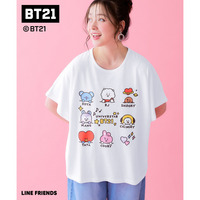 【BT21】ゆるシルエットドルマンTシャツ 大きいサイズ